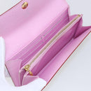 LOUIS VUITTON Monogram Multicolor Portefeuille Sarah White M93745 LV Auth ki6038-8