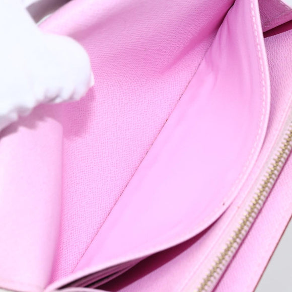 LOUIS VUITTON Monogram Multicolor Portefeuille Sarah White M93745 LV Auth ki6038