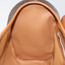 CELINE Macadam Canvas Hand Bag PVC Leather Brown Auth ki6046-22