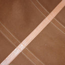 CELINE Macadam Canvas Boston Bag PVC Leather Brown Auth ki6048-11