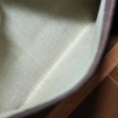 CELINE Macadam Canvas Boston Bag PVC Leather Brown Auth ki6048-22