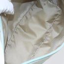 GUCCI GG Canvas Accessory Pouch Light Blue White Auth ki6051-17