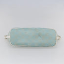 GUCCI GG Canvas Accessory Pouch Light Blue White Auth ki6051-9