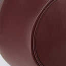 CARTIER Must Line Shoulder Bag Leather Bordeaux Auth ki6052-14