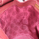 CARTIER Must Line Shoulder Bag Leather Bordeaux Auth ki6052-19