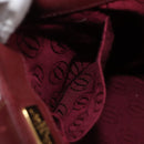 CARTIER Must Line Shoulder Bag Leather Bordeaux Auth ki6052-20