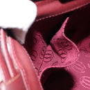 CARTIER Must Line Shoulder Bag Leather Bordeaux Auth ki6052-21
