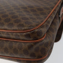 CELINE Macadam Canvas Shoulder Bag PVC Leather Brown Auth ki6056-12