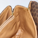 CELINE Macadam Canvas Shoulder Bag PVC Leather Brown Auth ki6056-19