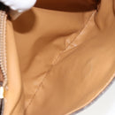 CELINE Macadam Canvas Shoulder Bag PVC Leather Brown Auth ki6056-22