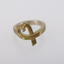 TIFFANY&Co. Heart Necklace Ring Ag925 3 Set Silver Auth ki6061-10