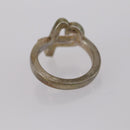 TIFFANY&Co. Heart Necklace Ring Ag925 3 Set Silver Auth ki6061-11