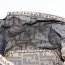 FENDI Zucca Canvas Vanity Hand Bag Brown Black Auth ki6064-19