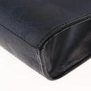 Christian Dior Trotter Canvas Shoulder Bag PVC Leather Navy Auth ki6068-11