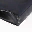 Christian Dior Trotter Canvas Shoulder Bag PVC Leather Navy Auth ki6068-12