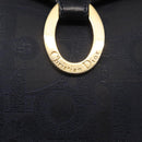Christian Dior Trotter Canvas Shoulder Bag PVC Leather Navy Auth ki6068-14