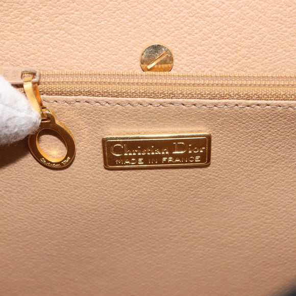 Christian Dior Trotter Canvas Shoulder Bag PVC Leather Navy Auth ki6068