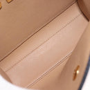 Christian Dior Trotter Canvas Shoulder Bag PVC Leather Navy Auth ki6068-17