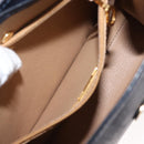 Christian Dior Trotter Canvas Shoulder Bag PVC Leather Navy Auth ki6068-20