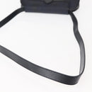 Christian Dior Trotter Canvas Shoulder Bag PVC Leather Navy Auth ki6068-7