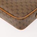 GUCCI Micro GG Canvas Shoulder Bag PVC Leather Beige Auth ki6069-14