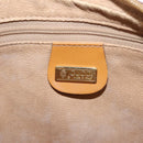 GUCCI Micro GG Canvas Shoulder Bag PVC Leather Beige Auth ki6069-18