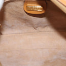 GUCCI Micro GG Canvas Shoulder Bag PVC Leather Beige Auth ki6069-11