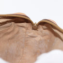 GUCCI Micro GG Canvas Shoulder Bag PVC Leather Beige Auth ki6069-19