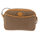 GUCCI Micro GG Canvas Shoulder Bag PVC Leather Beige Auth ki6069-13