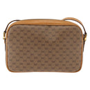 GUCCI Micro GG Canvas Shoulder Bag PVC Leather Beige Auth ki6069-2
