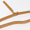 GUCCI Micro GG Canvas Shoulder Bag PVC Leather Beige Auth ki6069-8