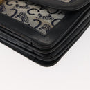 CELINE C Macadam Canvas Shoulder Bag Navy Auth ki6071-14