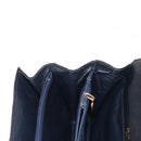 CELINE C Macadam Canvas Shoulder Bag Navy Auth ki6071-20