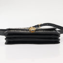 CELINE C Macadam Canvas Shoulder Bag Navy Auth ki6071-5