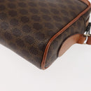 CELINE Macadam Canvas Shoulder Bag PVC Leather Brown Auth ki6072-11