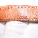 CELINE Macadam Canvas Shoulder Bag PVC Leather Brown Auth ki6072-22