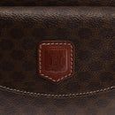 CELINE Macadam Canvas Hand Bag PVC Leather Brown Auth ki6075-18