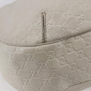 GUCCI Guccissima GG Shoulder Bag Leather White Auth ki6079-11