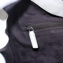 GUCCI Guccissima GG Shoulder Bag Leather White Auth ki6079-15