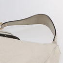 GUCCI Guccissima GG Shoulder Bag Leather White Auth ki6079-8