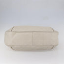 GUCCI Guccissima GG Shoulder Bag Leather White Auth ki6079-9