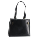 GUCCI Tote Bag Leather Black Auth ki6082-1