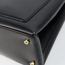 GUCCI Tote Bag Leather Black Auth ki6082-15