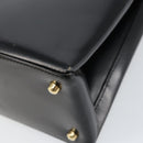 GUCCI Tote Bag Leather Black Auth ki6082-16