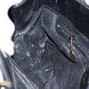 GUCCI Tote Bag Leather Black Auth ki6082-21