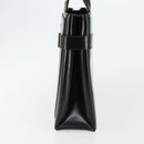 GUCCI Tote Bag Leather Black Auth ki6082-3