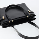 GUCCI Tote Bag Leather Black Auth ki6082-6