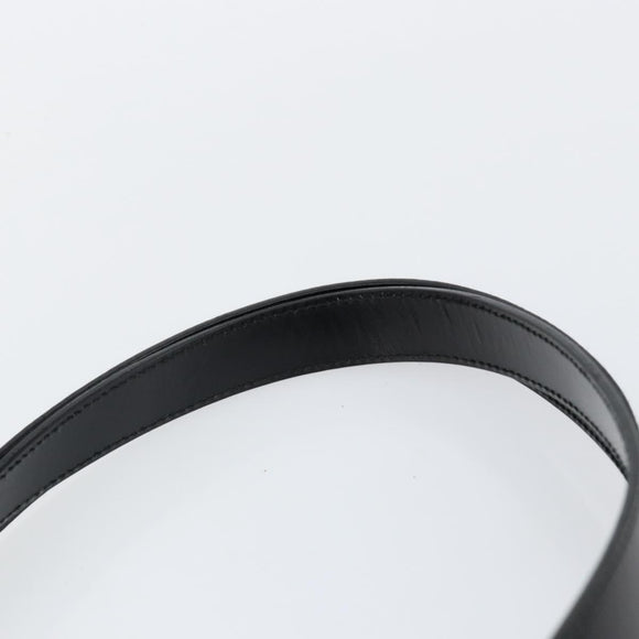 GUCCI Tote Bag Leather Black Auth ki6082