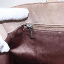 CHANEL patchwork Tote Bag Suede Beige CC Auth ki6084-15