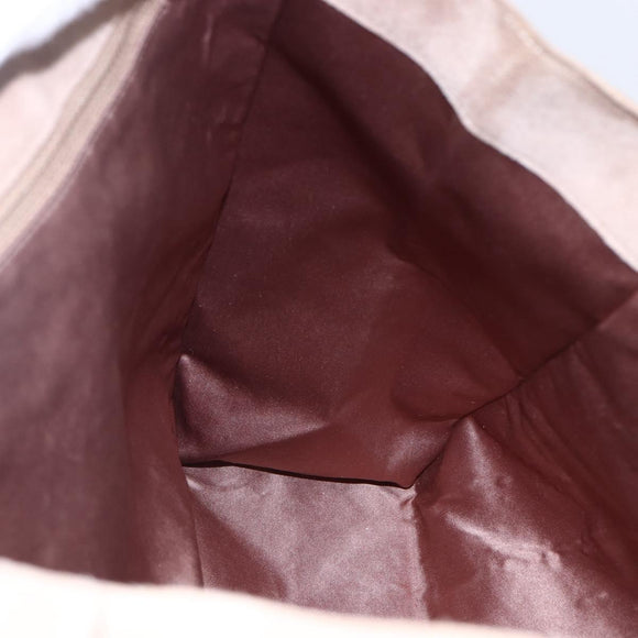 CHANEL patchwork Tote Bag Suede Beige CC Auth ki6084